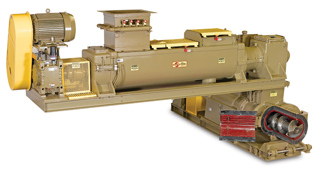 clay extrusion machine